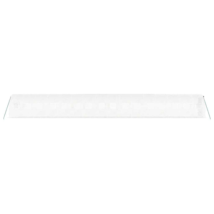 Seră cu cadru din oțel, alb, 32 m², 16x2x2 m - WALTI WALTI
