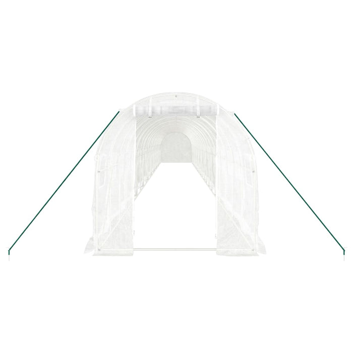 Seră cu cadru din oțel, alb, 40 m², 20x2x2 m - WALTI WALTI