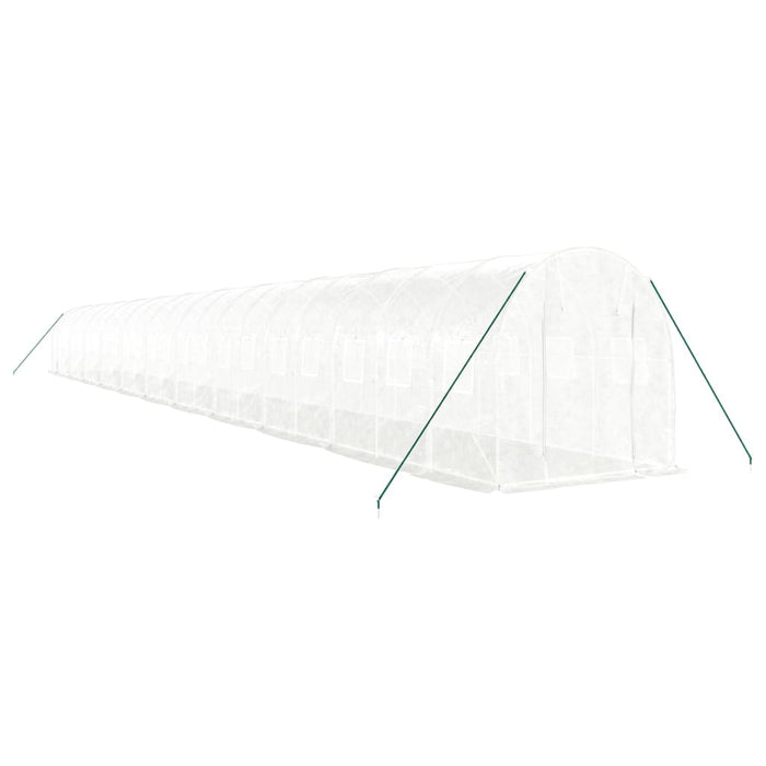 Seră cu cadru din oțel, alb, 44 m², 22x2x2 m - WALTI WALTI