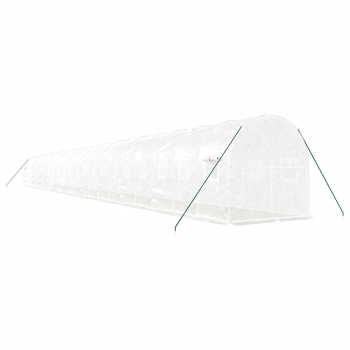 Seră cu cadru din oțel, alb, 44 m², 22x2x2 m - WALTI WALTI