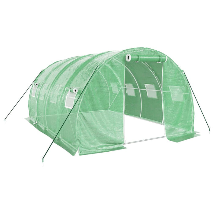 Seră cu cadru din oțel, verde, 12 m², 4x3x2 m - WALTI WALTI