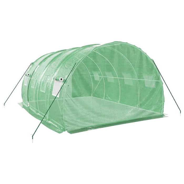 Seră cu cadru din oțel, verde, 12 m², 4x3x2 m - WALTI WALTI