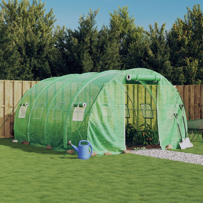 Seră cu cadru din oțel, verde, 12 m², 4x3x2 m - WALTI WALTI