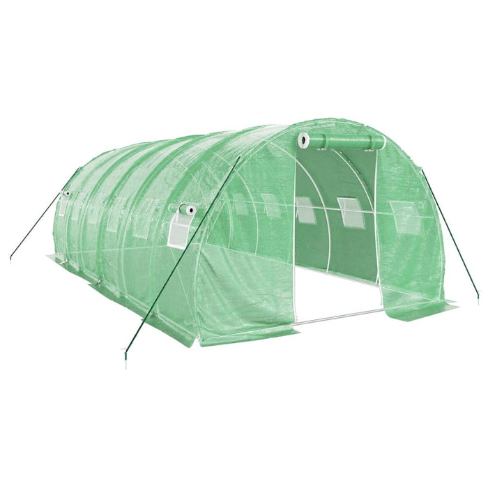 Seră cu cadru din oțel, verde, 18 m², 6x3x2 m - WALTI WALTI