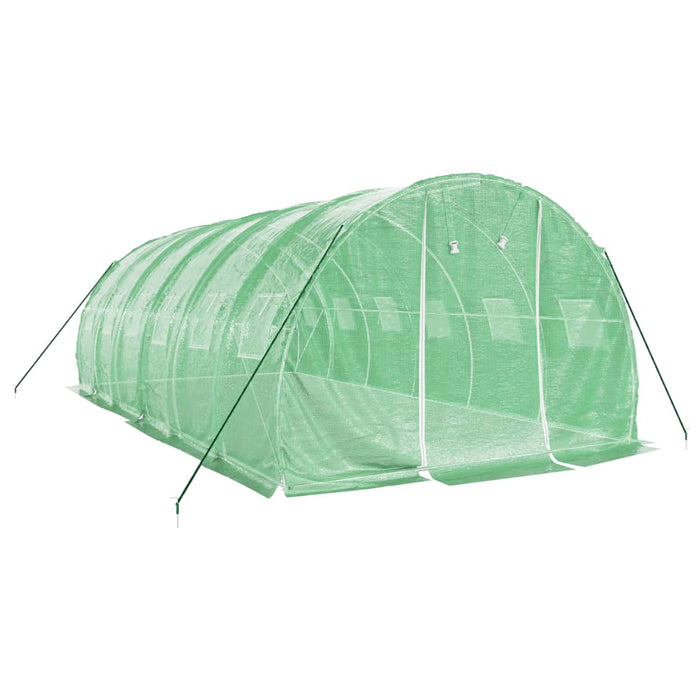 Seră cu cadru din oțel, verde, 18 m², 6x3x2 m - WALTI WALTI