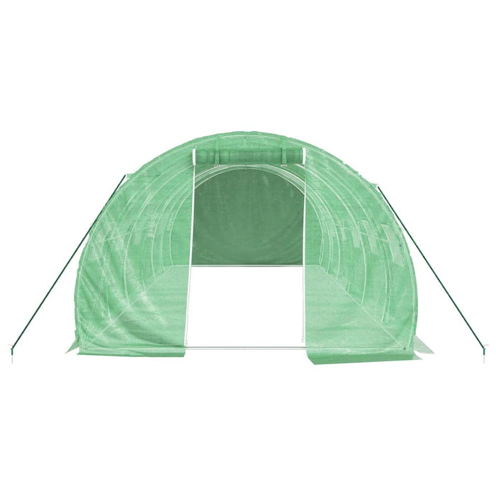 Seră cu cadru din oțel, verde, 18 m², 6x3x2 m - WALTI WALTI