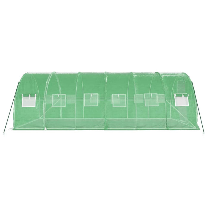 Seră cu cadru din oțel, verde, 18 m², 6x3x2 m - WALTI WALTI