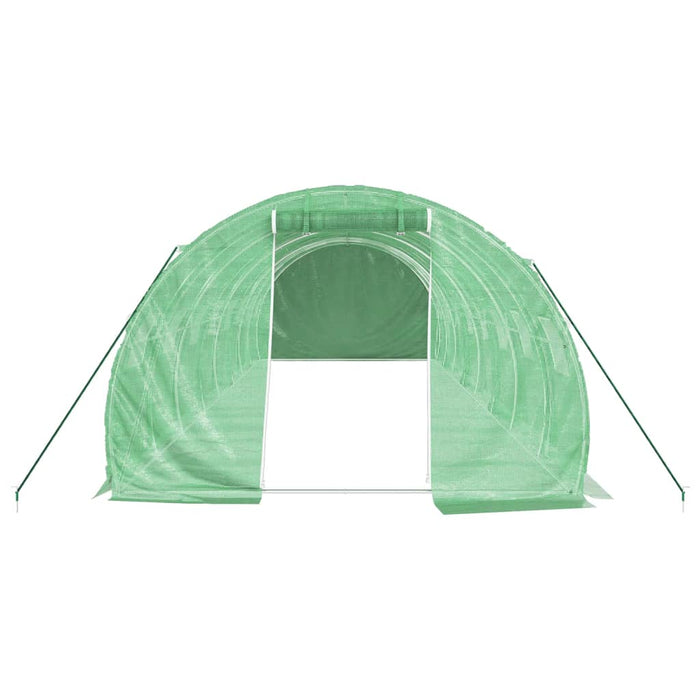 Seră cu cadru din oțel, verde, 24 m², 8x3x2 m - WALTI WALTI
