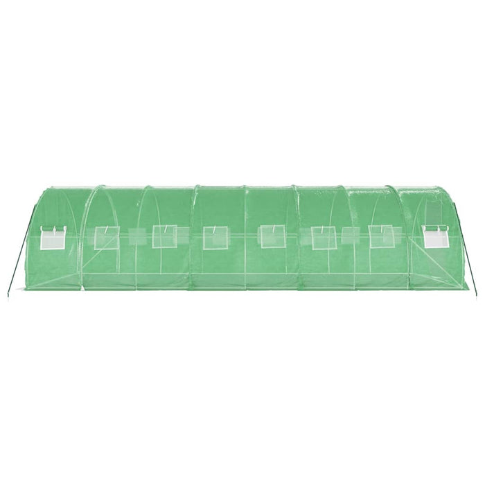 Seră cu cadru din oțel, verde, 24 m², 8x3x2 m - WALTI WALTI