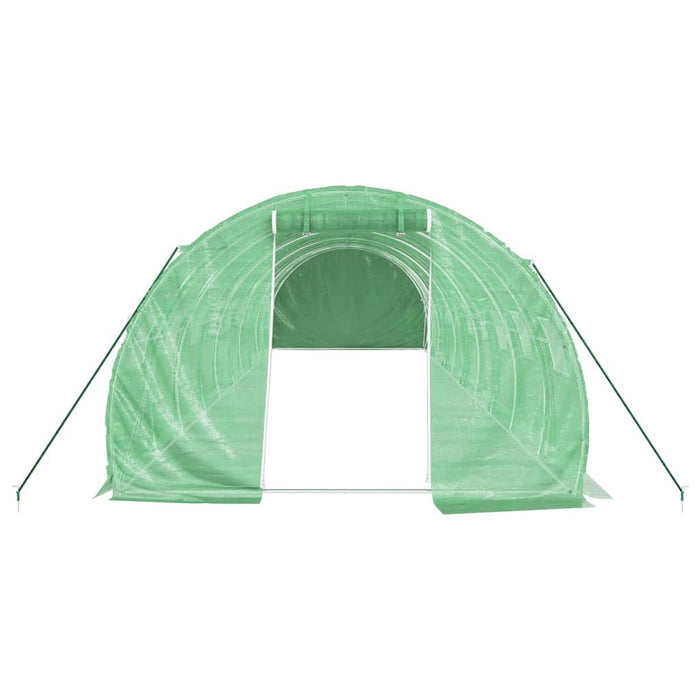 Seră cu cadru din oțel, verde, 30 m², 10x3x2 m - WALTI WALTI
