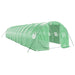Seră cu cadru din oțel, verde, 36 m², 12x3x2 m - WALTI WALTI