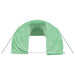 Seră cu cadru din oțel, verde, 42 m², 14x3x2 m - WALTI WALTI