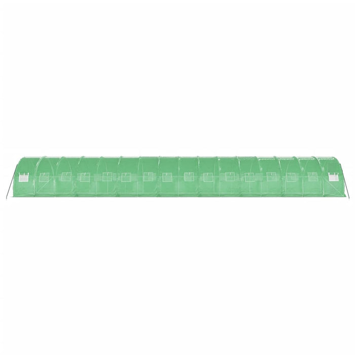 Seră cu cadru din oțel, verde, 48 m², 16x3x2 m - WALTI WALTI