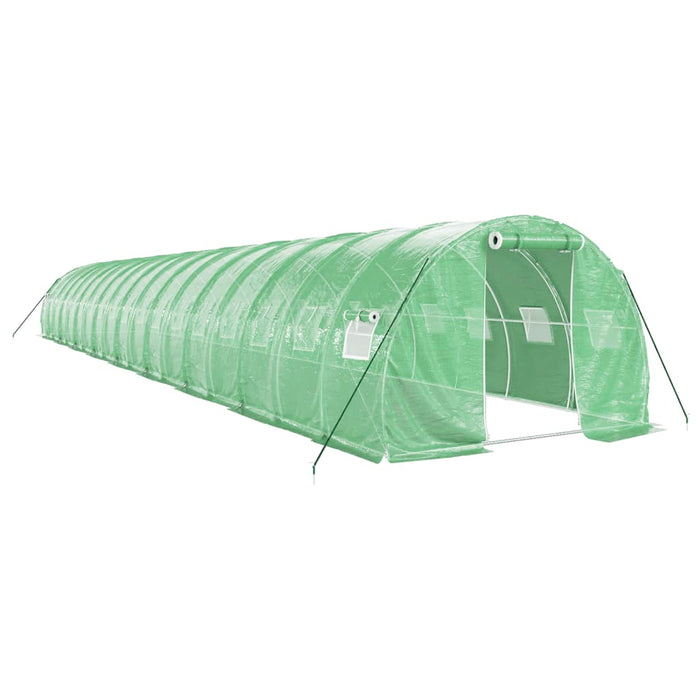 Seră cu cadru din oțel, verde, 54 m², 18x3x2 m - WALTI WALTI