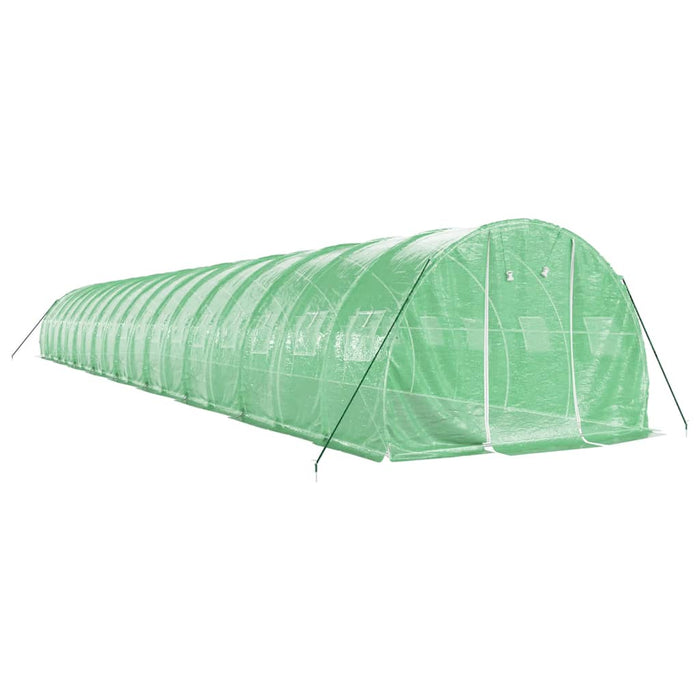Seră cu cadru din oțel, verde, 54 m², 18x3x2 m - WALTI WALTI