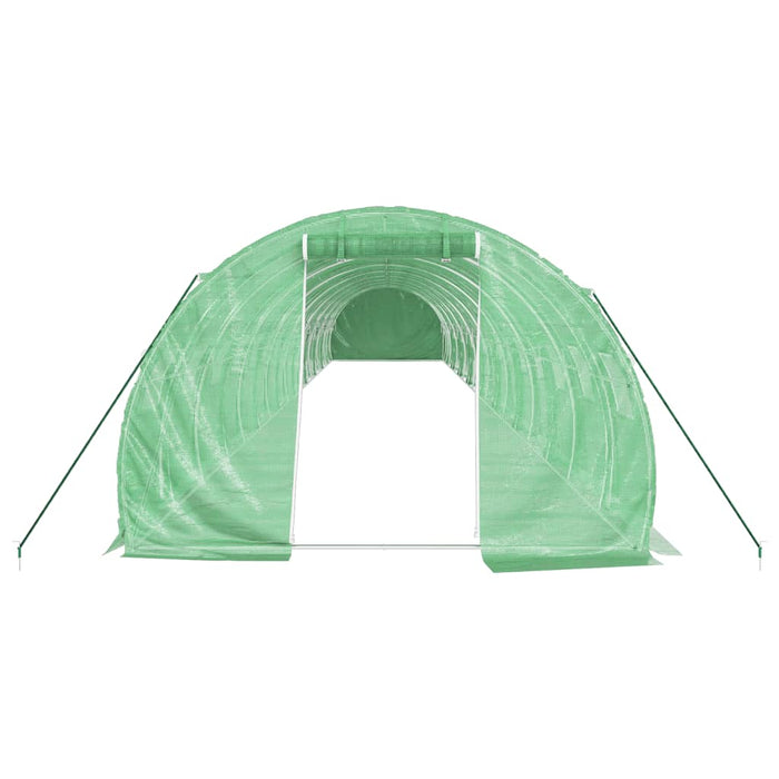 Seră cu cadru din oțel, verde, 54 m², 18x3x2 m - WALTI WALTI
