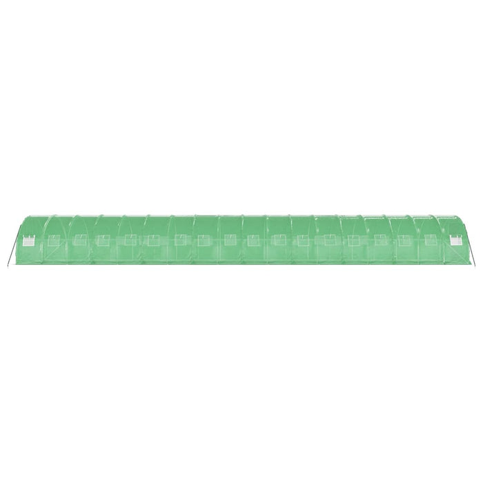 Seră cu cadru din oțel, verde, 54 m², 18x3x2 m - WALTI WALTI