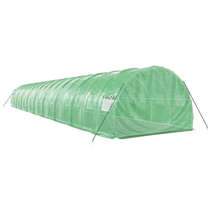 Seră cu cadru din oțel, verde, 54 m², 18x3x2 m - WALTI WALTI