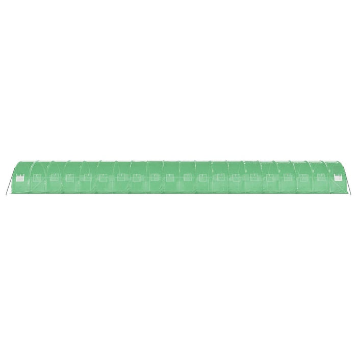 Seră cu cadru din oțel, verde, 60 m², 20x3x2 m - WALTI WALTI