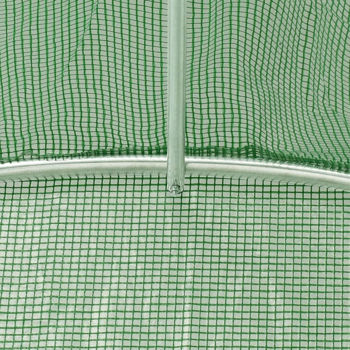 Seră cu cadru din oțel, verde, 72 m², 24x3x2 m - WALTI WALTI
