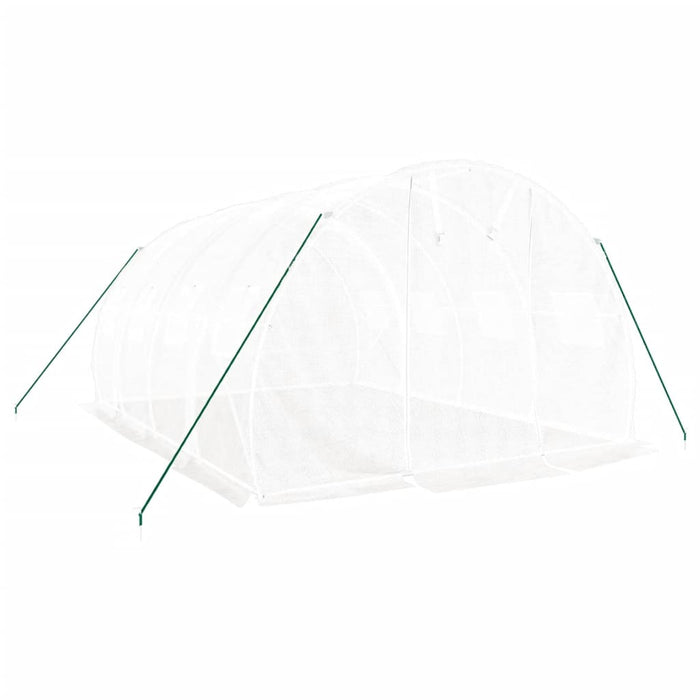 Seră cu cadru de oțel, albă, 12 m², 4x3x2 m WALTI