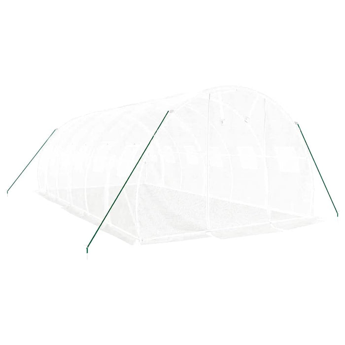 Seră cu cadru din oțel, alb, 18 m², 6x3x2 m - WALTI WALTI
