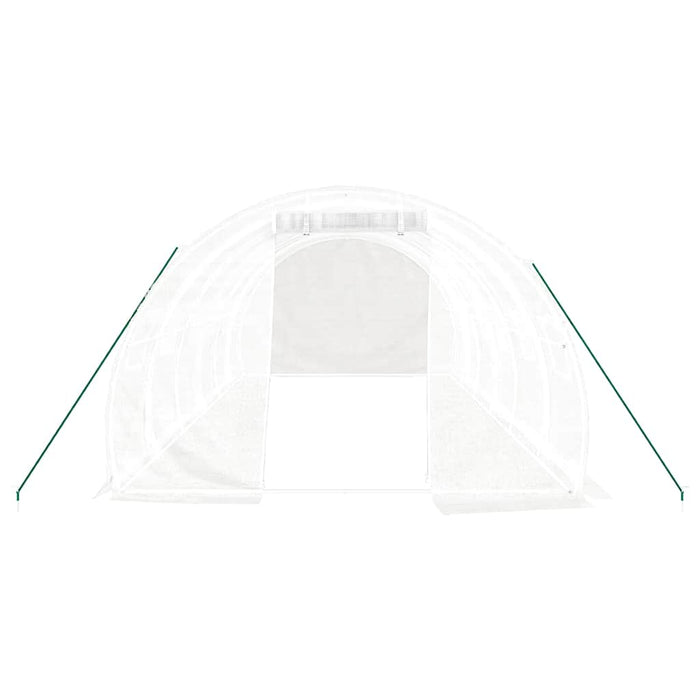 Seră cu cadru din oțel, alb, 18 m², 6x3x2 m - WALTI WALTI