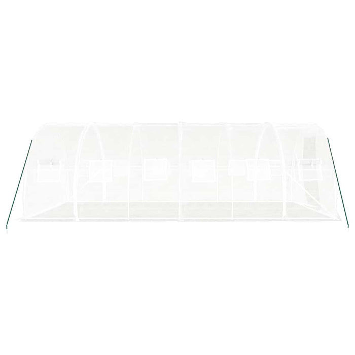 Seră cu cadru din oțel, alb, 18 m², 6x3x2 m - WALTI WALTI
