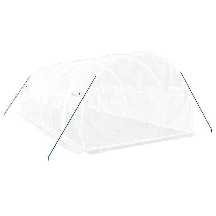 Seră cu cadru din oțel, alb, 18 m², 6x3x2 m - WALTI WALTI