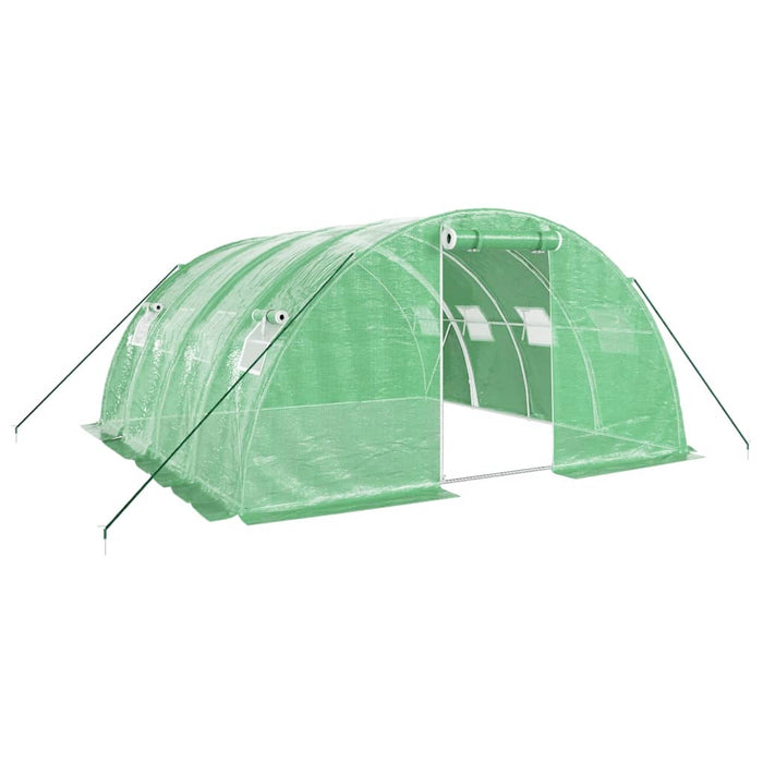 Seră cu cadru din oțel, verde, 16 m², 4x4x2 m - WALTI WALTI
