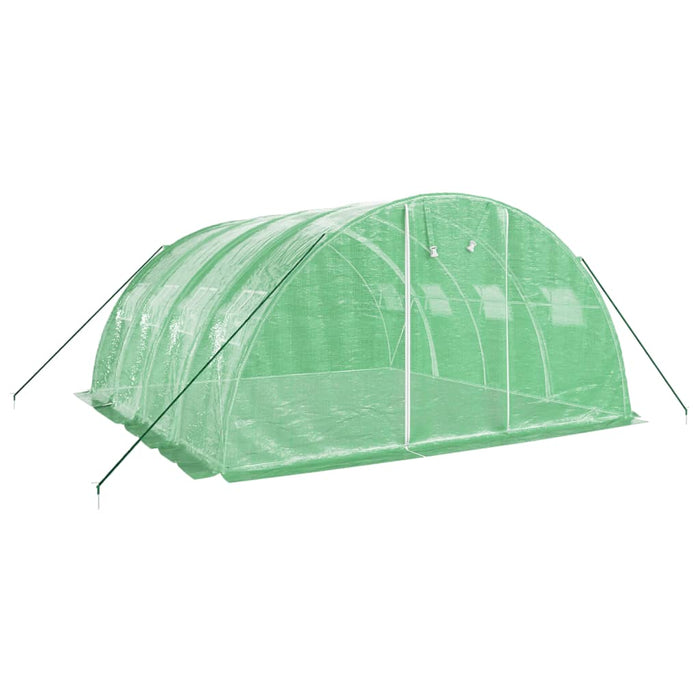 Seră cu cadru din oțel, verde, 16 m², 4x4x2 m - WALTI WALTI