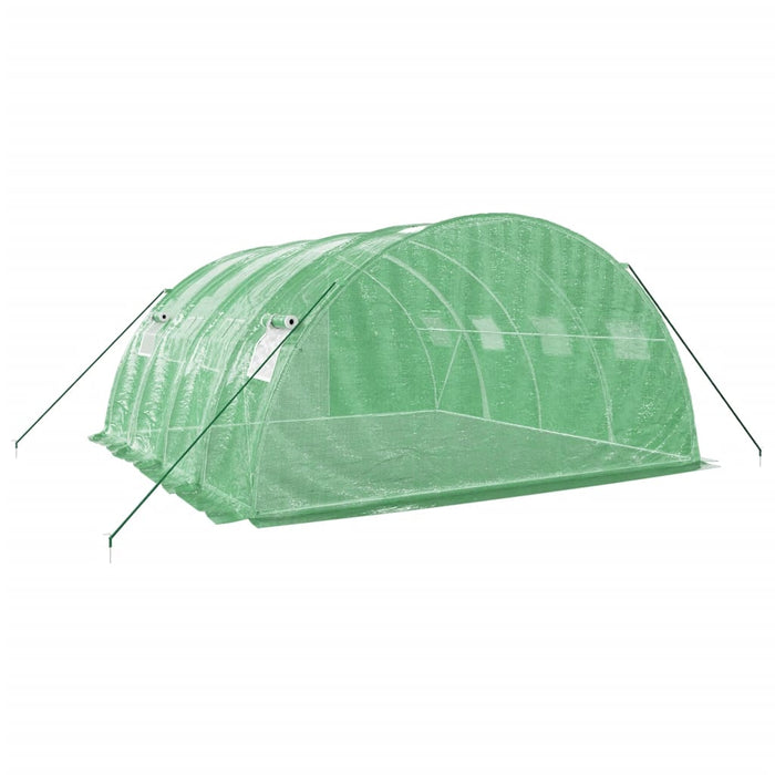 Seră cu cadru din oțel, verde, 16 m², 4x4x2 m - WALTI WALTI