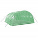 Seră cu cadru din oțel, verde, 16 m², 4x4x2 m - WALTI WALTI