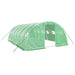 Seră cu cadru din oțel, verde, 24 m², 6x4x2 m - WALTI WALTI