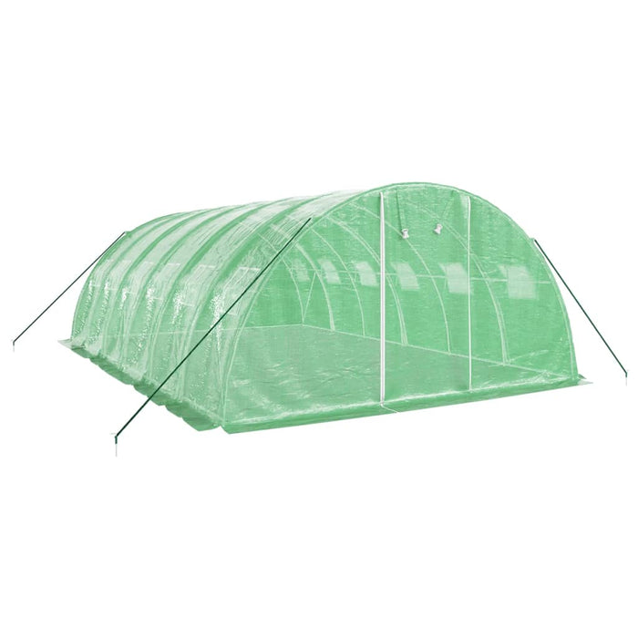 Seră cu cadru din oțel, verde, 24 m², 6x4x2 m - WALTI WALTI