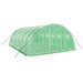 Seră cu cadru din oțel, verde, 24 m², 6x4x2 m - WALTI WALTI