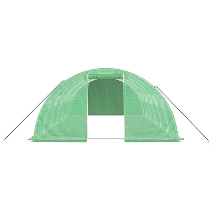 Seră cu cadru din oțel, verde, 24 m², 6x4x2 m - WALTI WALTI