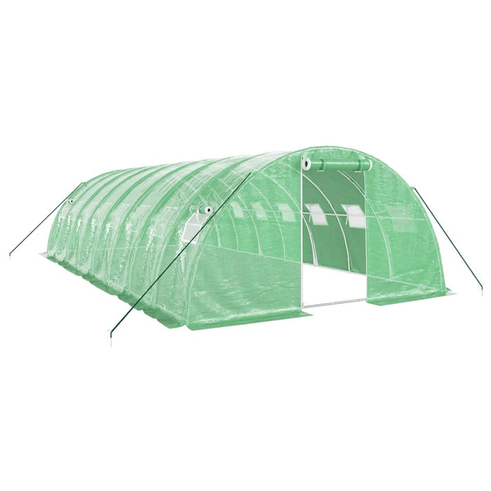 Seră cu cadru din oțel, verde, 32 m², 8x4x2 m - WALTI WALTI