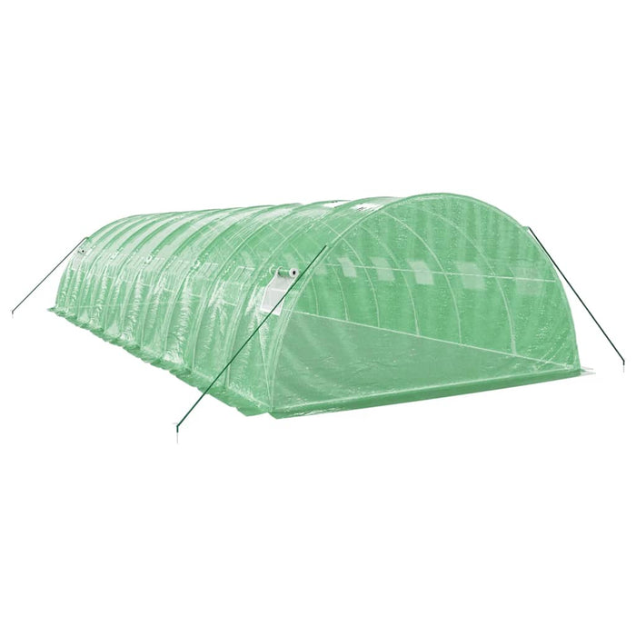 Seră cu cadru din oțel, verde, 40 m², 10x4x2 m - WALTI WALTI