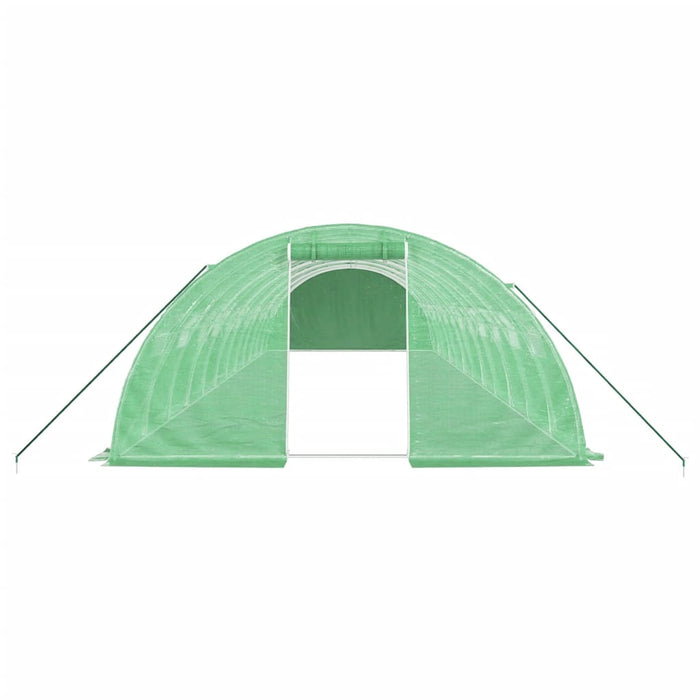 Seră cu cadru din oțel, verde, 48 m², 12x4x2 m - WALTI WALTI