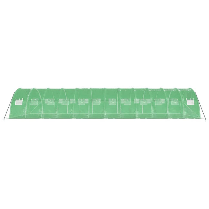 Seră cu cadru din oțel, verde, 48 m², 12x4x2 m - WALTI WALTI