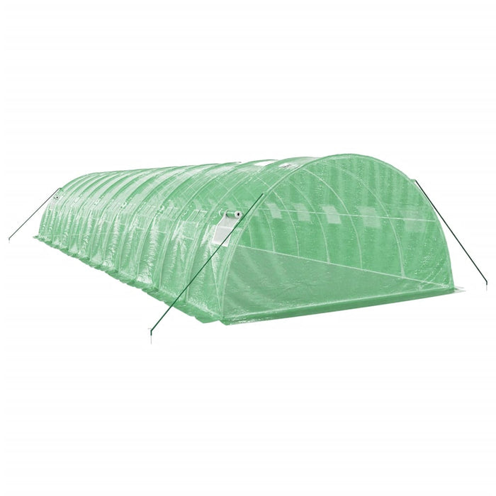 Seră cu cadru din oțel, verde, 48 m², 12x4x2 m - WALTI WALTI