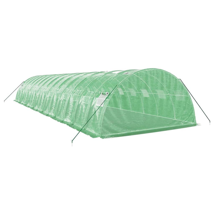 Seră cu cadru din oțel, verde, 56 m², 14x4x2 m - WALTI WALTI