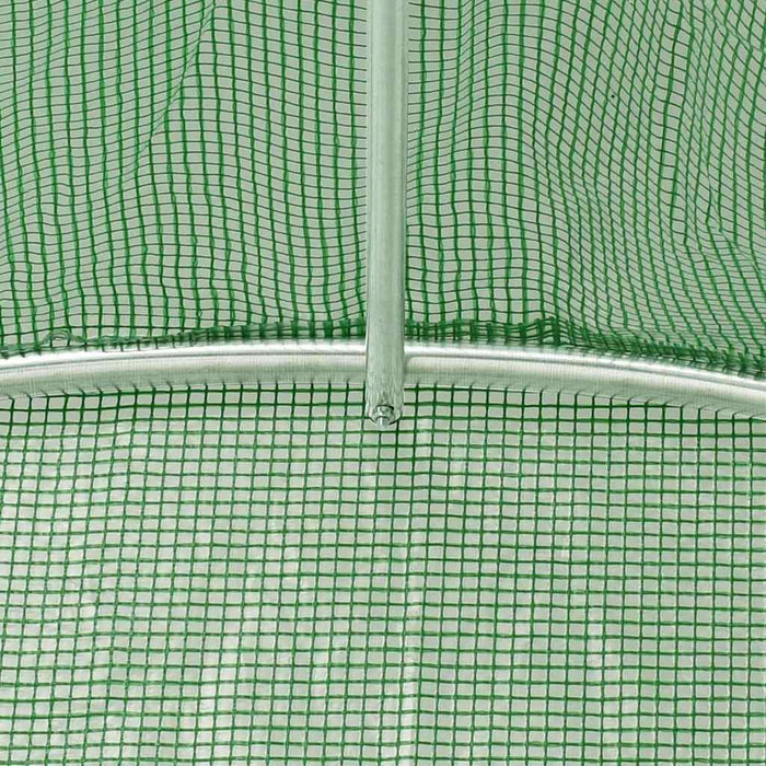 Seră cu cadru din oțel, verde, 88 m², 22x4x2 m WALTI