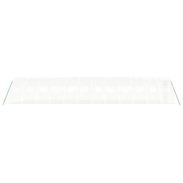 Seră cu cadru din oțel, alb, 48 m², 12x4x2 m - WALTI WALTI
