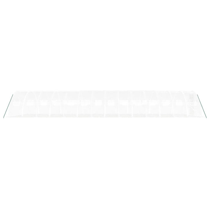 Seră cu cadru din oțel, alb, 56 m², 14x4x2 m WALTI