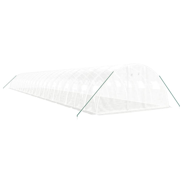 Seră cu cadru din oțel, alb, 88 m², 22x4x2 m - WALTI WALTI