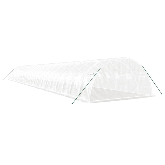 Seră cu cadru din oțel, alb, 88 m², 22x4x2 m - WALTI WALTI