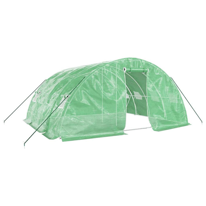 Seră cu cadru din oțel, verde, 20 m², 5x4x2,3 m - WALTI WALTI
