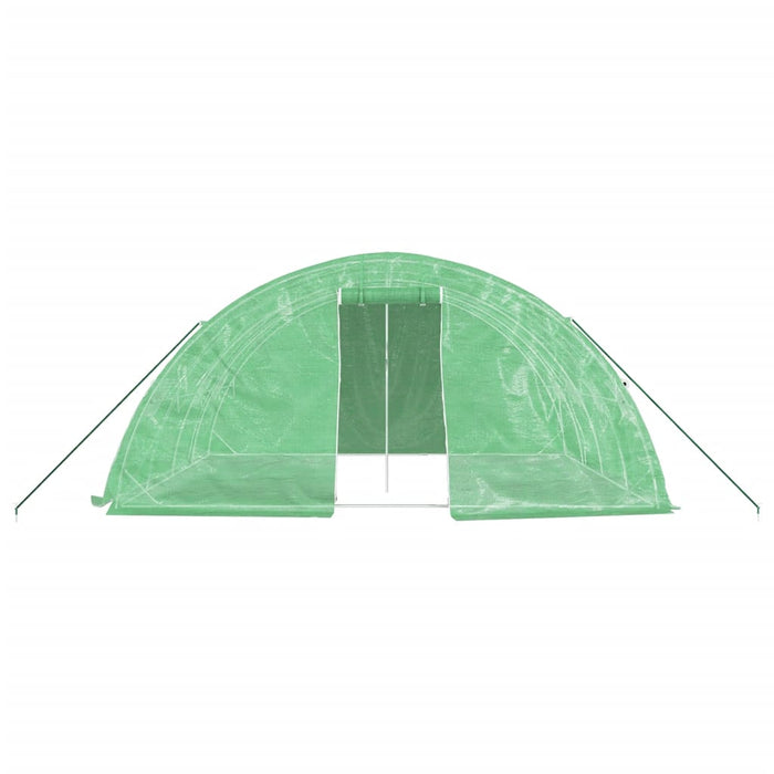 Seră cu cadru din oțel, verde, 20 m², 5x4x2,3 m - WALTI WALTI